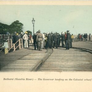 Gambia Governor Landing Colonial Wharf 1910s to Paris
