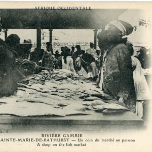 Gambia Shop on the Fish Market circa 1910