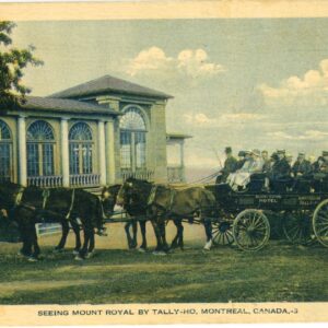 Canada Mount Royal Hotel Tallyho 1932 to USA