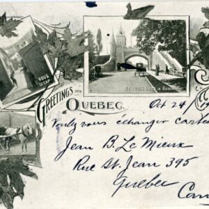 Canada Quebec multi view 1901 to Amsterdam