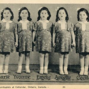 Canada Callander Ontario Dionne Quintuplets