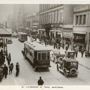 Canada Montreal St Catherine Street Trams photocard