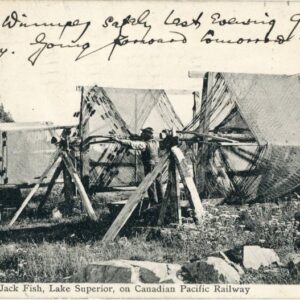 Canada Drying Nets Jack Fish Lake Superior 1906