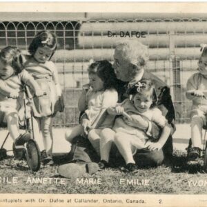 Canada Dionne Quintuplets with Dr Dafoe at Callander