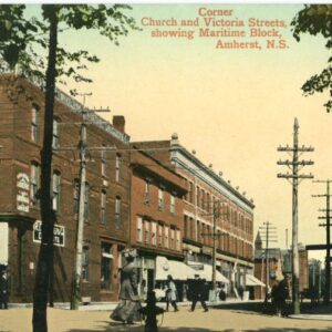 Canada Amherst Maritime Block Corner Church