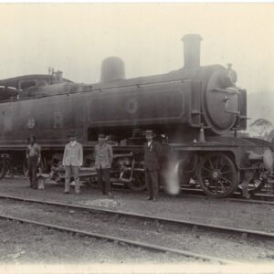 Mauritius Railways Steam Locomotive 1911 photocard