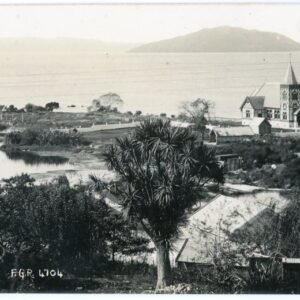 New Zealand Ohinemutu Maori town photocard