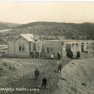 New Zealand Waimangu House Ruins 1917