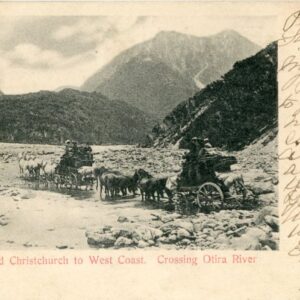 New Zealand Crossing Otira River 1905 to Ireland