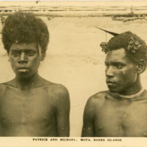 New Hebrides Mota Banks Islands Men ed Melanesian Mission