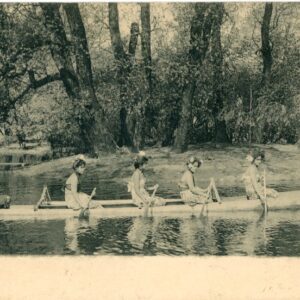 Samoa Girls in Boat by Marquardt Brothers