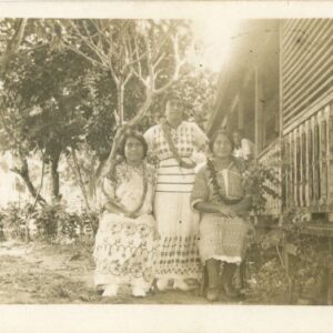 Samoa Native Women by the House photocard
