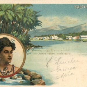 Samoa Apia German postcard