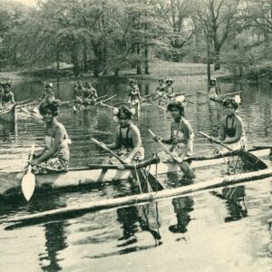 Samoa Original Canoes by Marist Fathers Missionary
