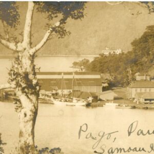 Samoa Pago Pago photocard message in English