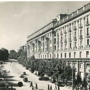 Georgia Tbilisi photocard 1959 writer Orbeliani stamp to East Berlin
