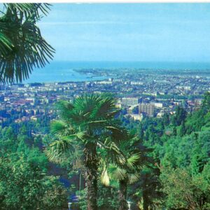 Abkhazia Sukhumi Picture Stationery Card 1982 to Berlin DDR