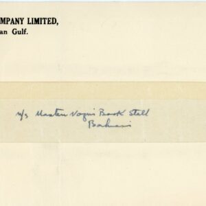 1953 Bahrain Awali Petroleum Co Local Cover