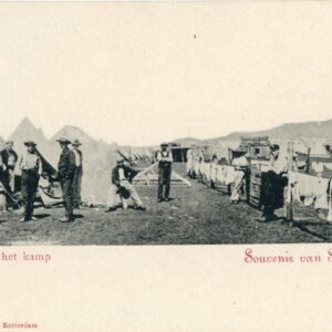 St Helena Washing in the Camp Dutch postcard