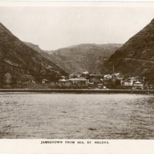 St Helena Jamestown from Sea photocard