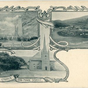 St Helena multi view early Postcard