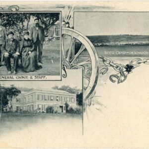 St Helena multi view early Postcard