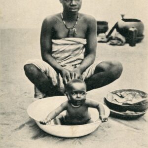 Nigeria Ikoyi Barrack Hausa Girl and Baby