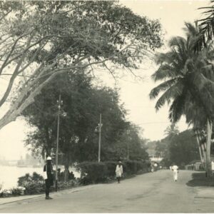 Nigeria Road to Government House photocard 1942