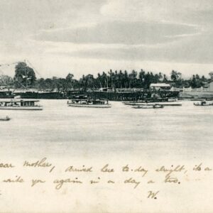 Nigeria Lagos 1911 postcard to London