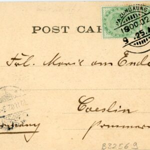 1902 Burma Pazundaung to Germany Shan Pagoda postcard