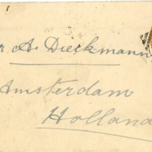 1894 Burma Mogaung India Postal Envelope to Netherlands