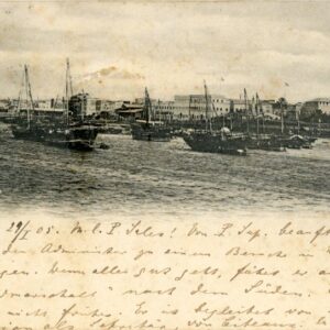 Zanzibar postcard 1905 to Natal