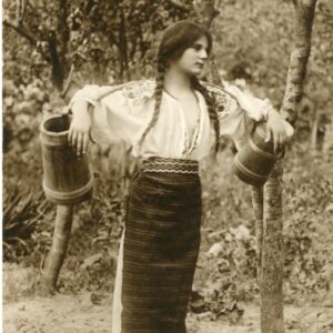 Romania Village Girl photocard ed Sfetea
