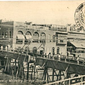 1920 Iraq Maqil Whiteley Bridge card to USA