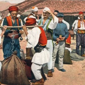 Bosnia Sarajevo Bazaar Scene 1918 to USA ed Studnicka