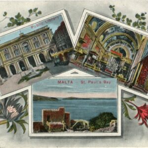 Malta Multi View Postcard
