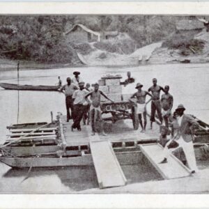 Ghana Prah River Ferry at Beposo