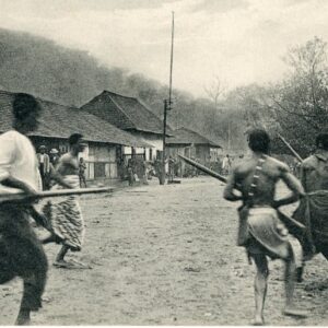 Ghana Local Tribe with Rifles by Basel Mission