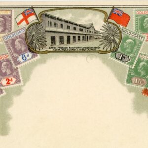 Ghana Basel Mission Factory Vignette KEVII Stamp