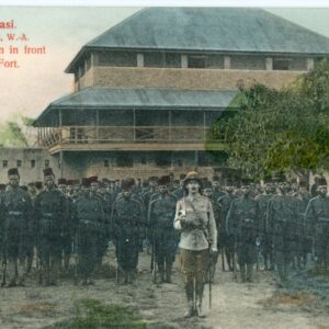 Ghana Kumasi Battalion in front of the Fort