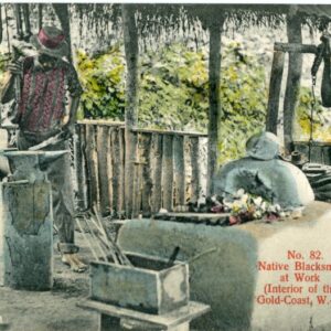 Ghana Native Blacksmith at Work
