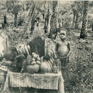 Ghana Native Children and Fruits 1911 to Germany