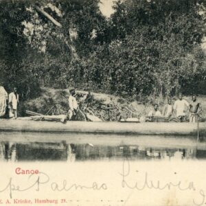 Ghana Gold Coast Canoe 1902 to Scotland