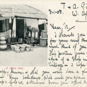 Ghana Native Shop 1908 to Staines England