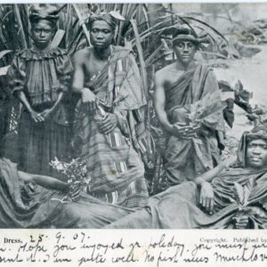 Ghana Fanti Men in Full Dress 1907 to Staines