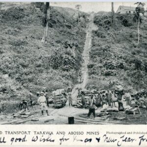 Ghana Tarkwa Abosso Mines Firewood Transport 1907 to Staines