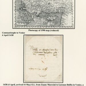 1438 Turkey Istanbul to Venice referring Conquest of Constantinople
