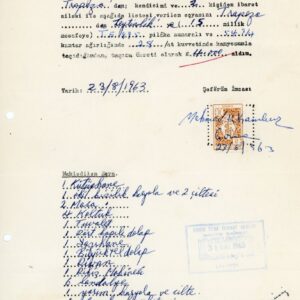 1963 Turkish Cyprus Directorate of Education with TCM 25m