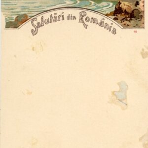 Romania Constanta early Litho Postcard