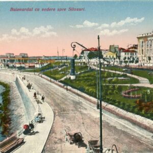 Romania Constanta Boulevard view of Silos